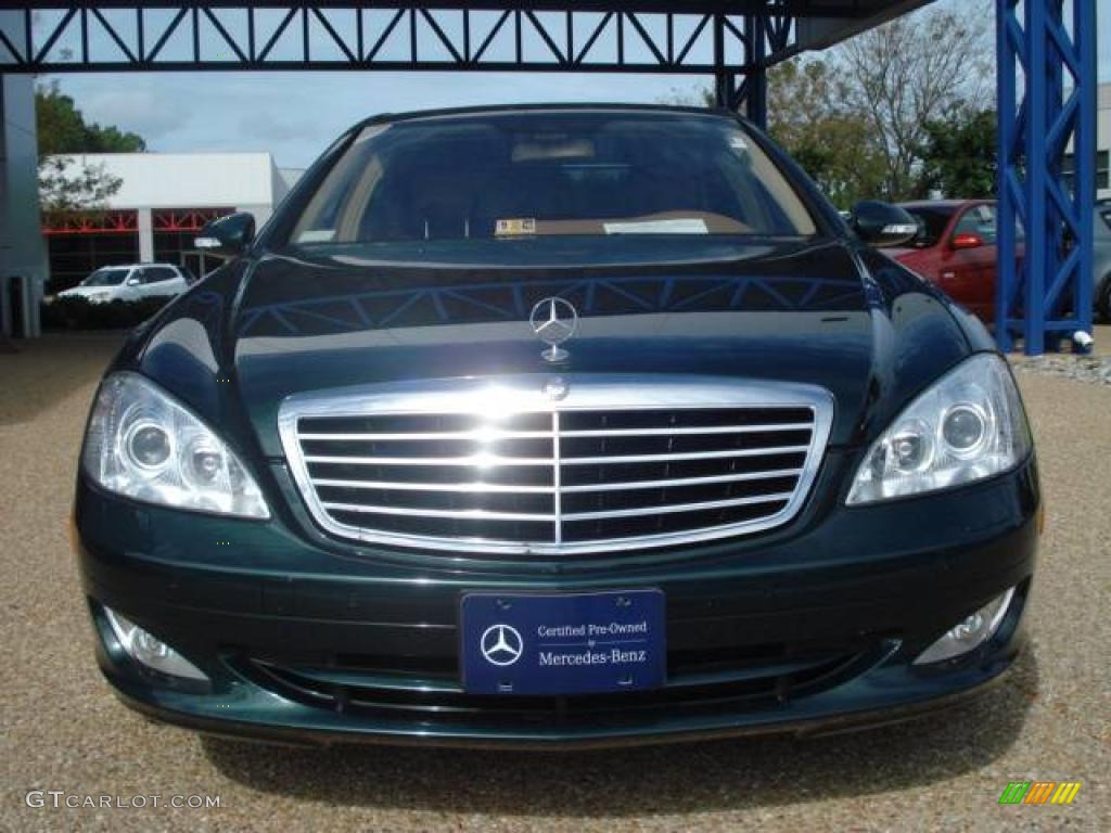 2007 S 550 Sedan - Jade Green Metallic / Cashmere/Savanna photo #8