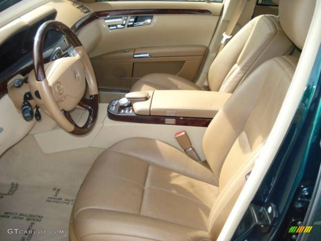 2007 S 550 Sedan - Jade Green Metallic / Cashmere/Savanna photo #9