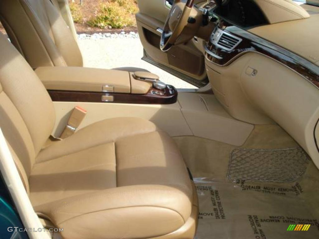 2007 S 550 Sedan - Jade Green Metallic / Cashmere/Savanna photo #13