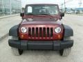 2008 Red Rock Crystal Pearl Jeep Wrangler X 4x4  photo #8