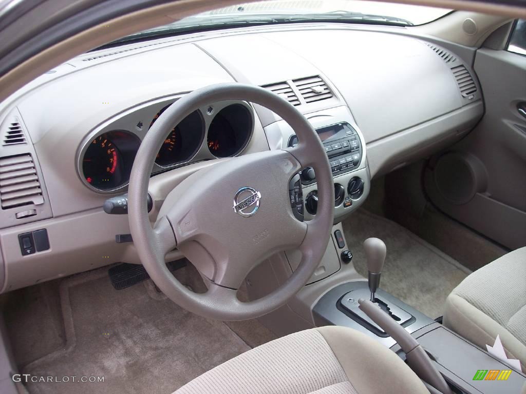 2003 Altima 2.5 S - Polished Pewter Metallic / Blond photo #14