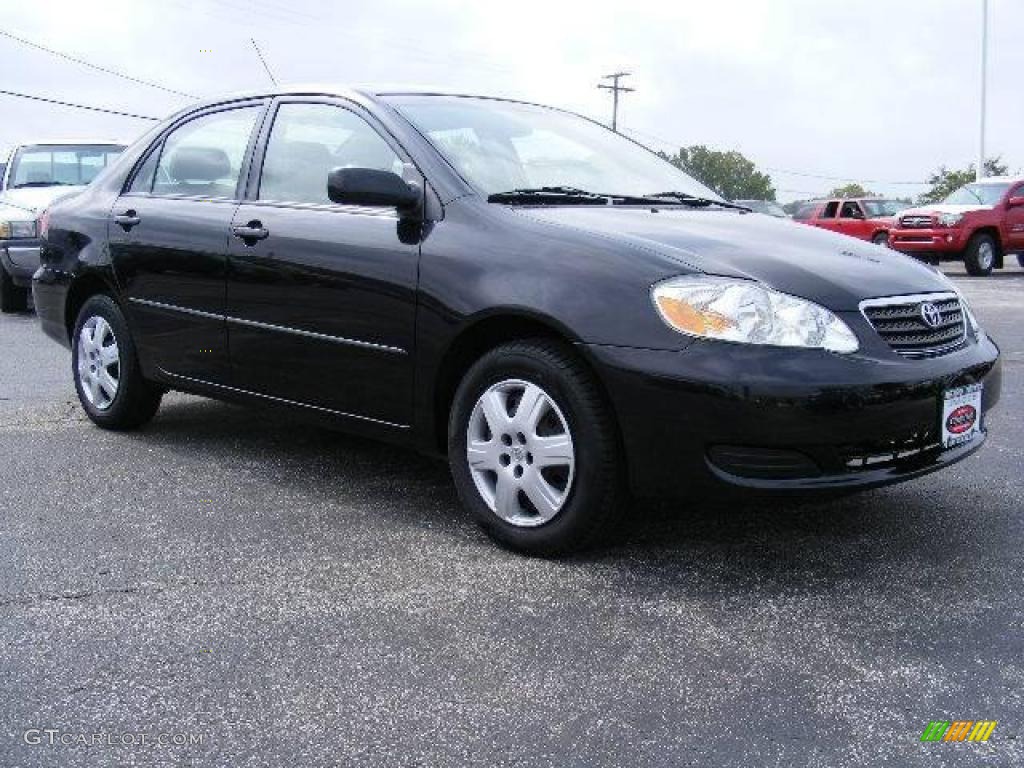 2006 Corolla LE - Black Sand Pearl / Stone photo #1