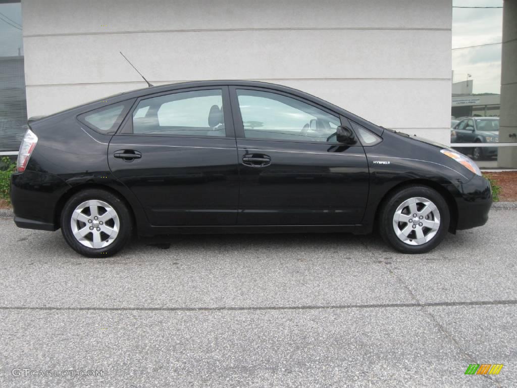 2007 Prius Hybrid - Black / Dark Gray photo #2