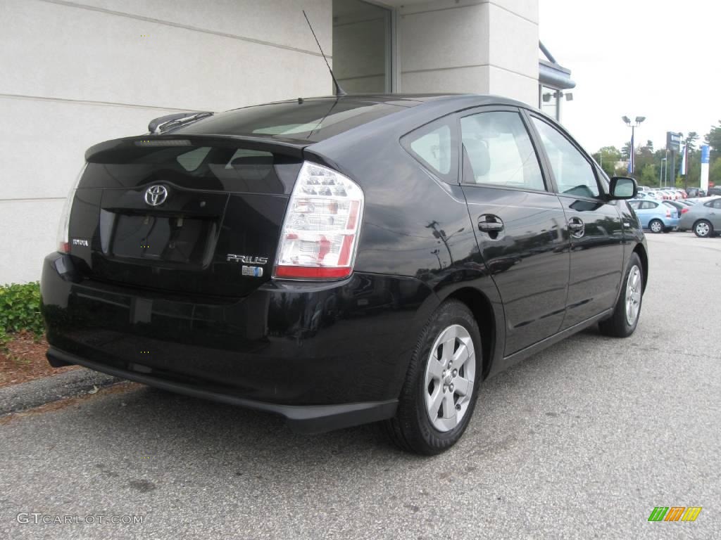 2007 Prius Hybrid - Black / Dark Gray photo #3