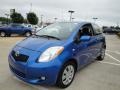 2008 Blazing Blue Pearl Toyota Yaris S 3 Door Liftback  photo #8