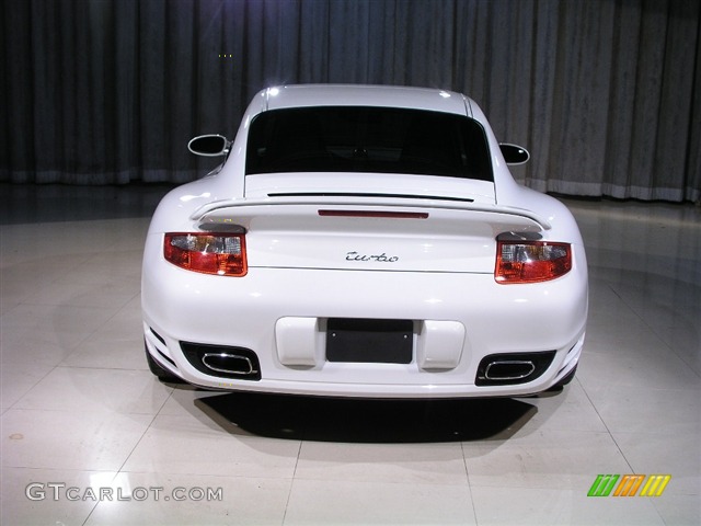2007 911 Turbo Coupe - Carrara White / Stone Grey photo #20