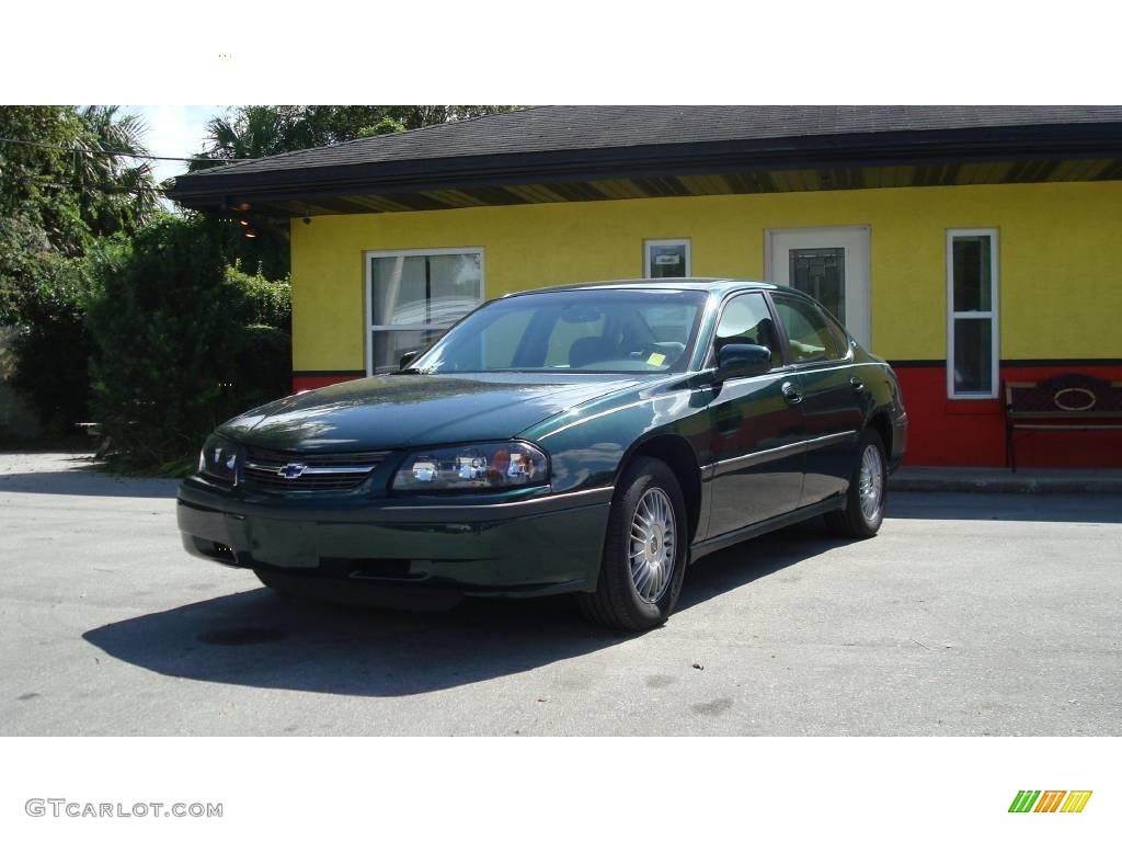 2002 Impala  - Medium Green Pearl / Medium Gray photo #1