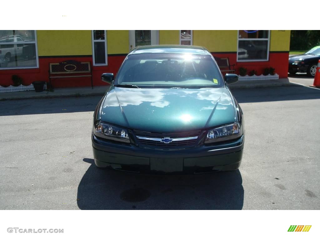 2002 Impala  - Medium Green Pearl / Medium Gray photo #2