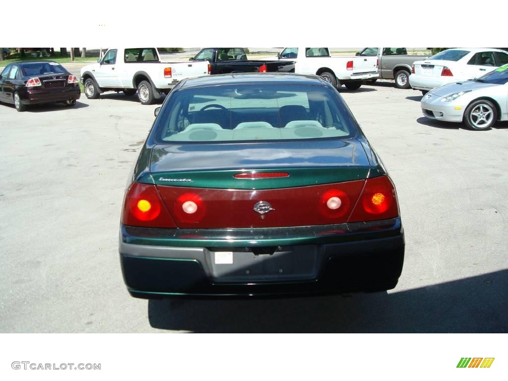2002 Impala  - Medium Green Pearl / Medium Gray photo #7