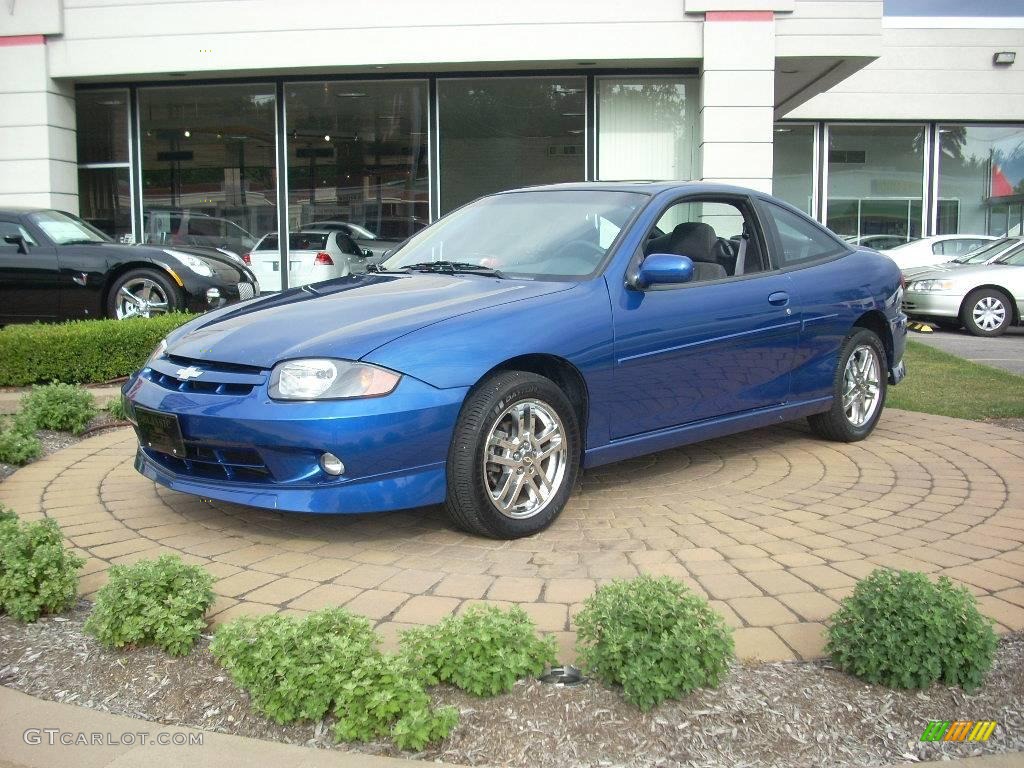 2004 Cavalier LS Sport Coupe - Arrival Blue Metallic / Graphite photo #2