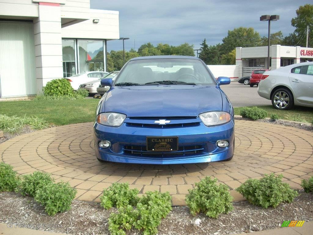 2004 Cavalier LS Sport Coupe - Arrival Blue Metallic / Graphite photo #3