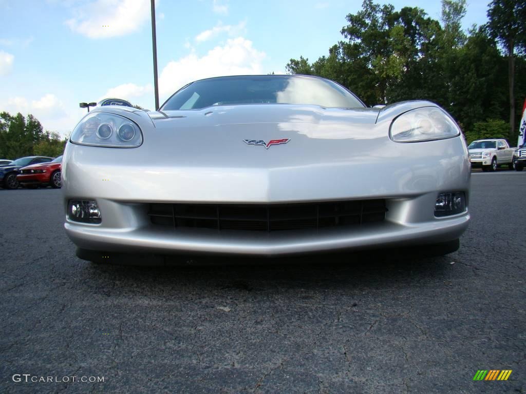 2005 Corvette Coupe - Machine Silver / Steel Grey photo #7