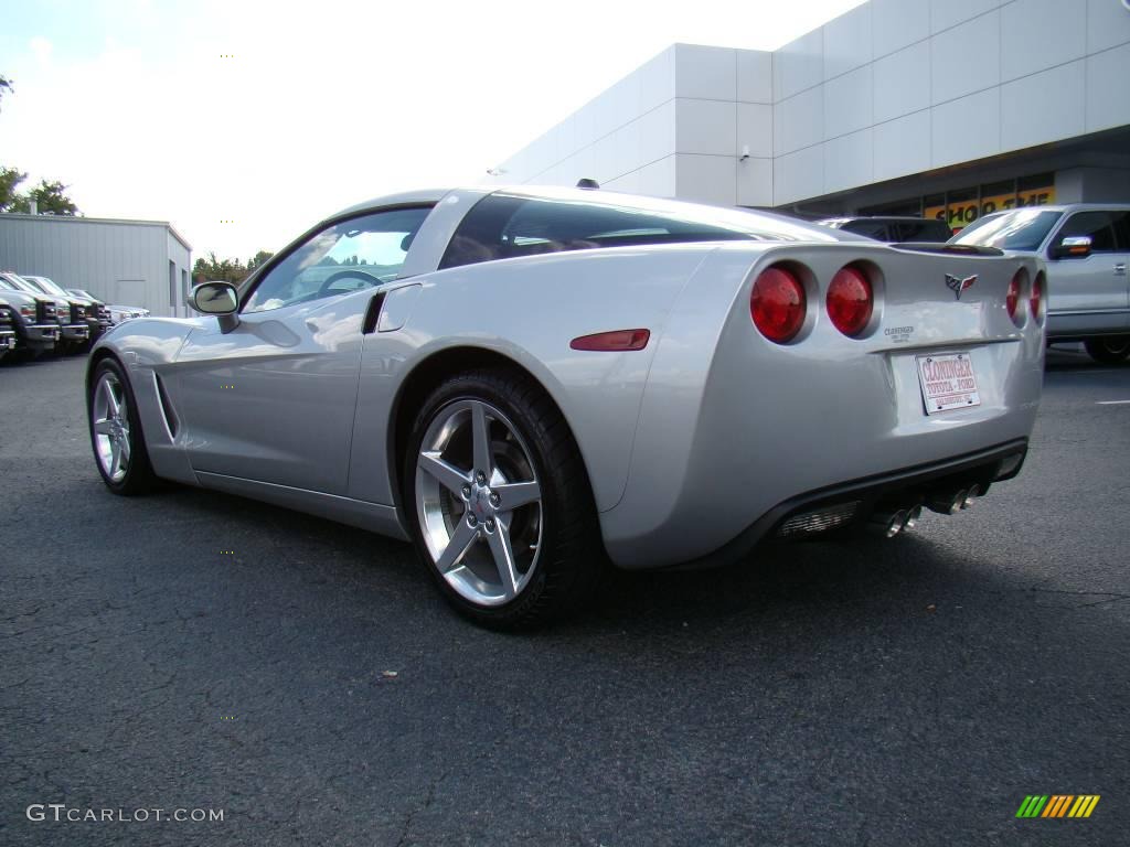 2005 Corvette Coupe - Machine Silver / Steel Grey photo #23