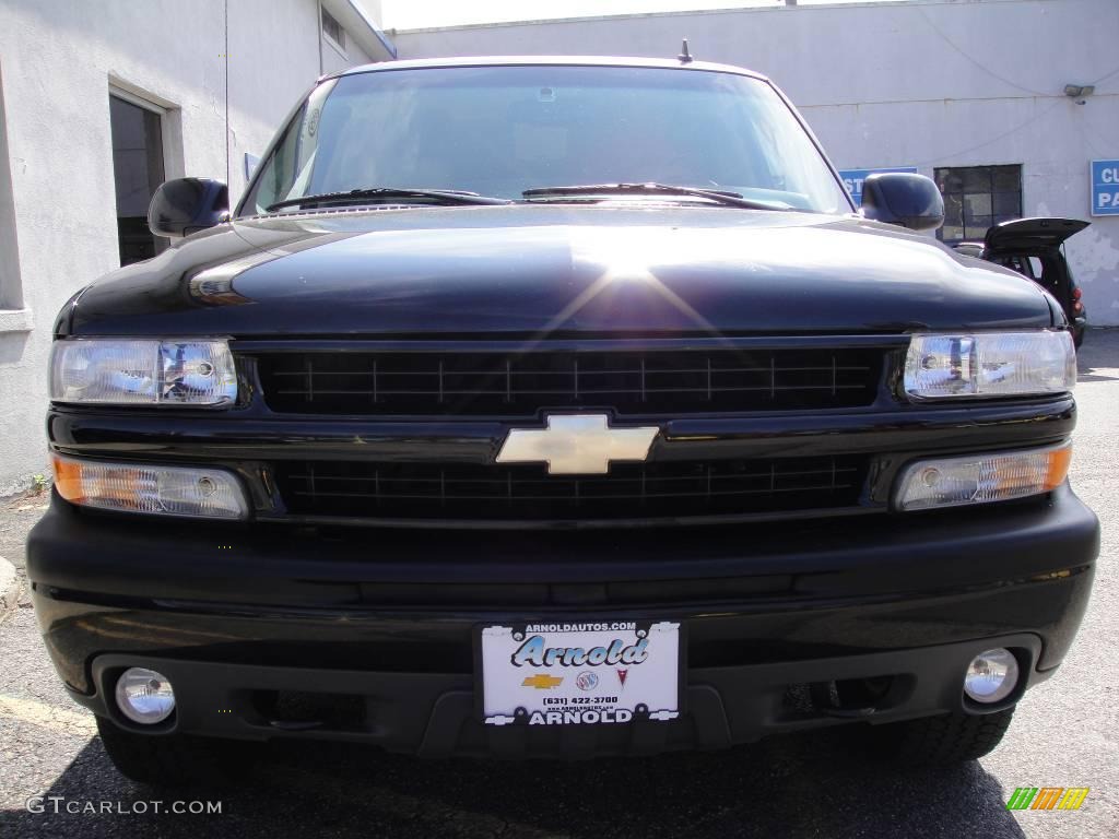 2006 Suburban Z71 1500 4x4 - Black / Tan/Neutral photo #2
