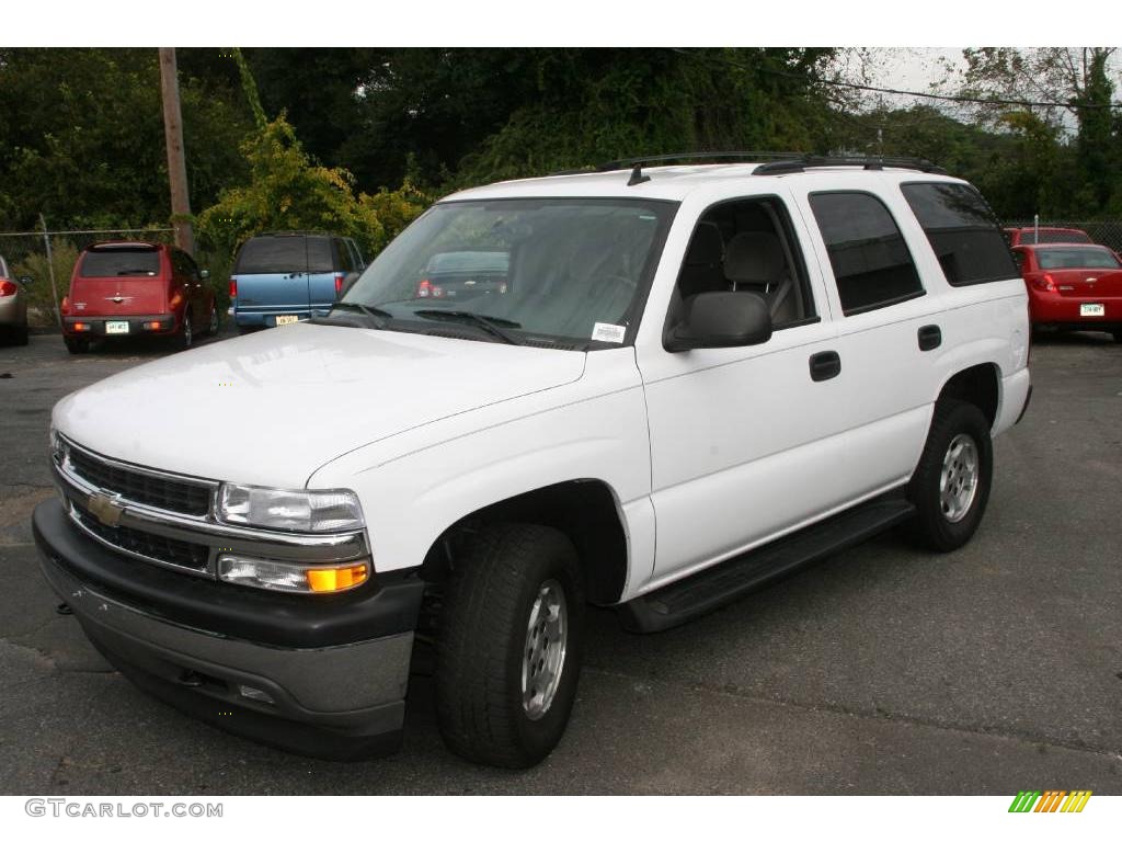 2006 Tahoe LS 4WD - Summit White / Gray/Dark Charcoal photo #1