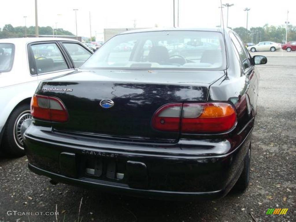 1999 Malibu LS Sedan - Black / Medium Gray photo #2