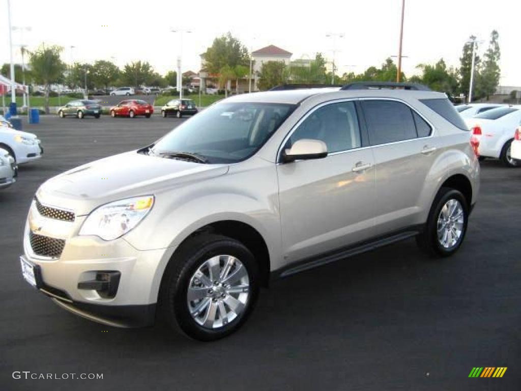 2010 Equinox LT - Gold Mist Metallic / Jet Black photo #4