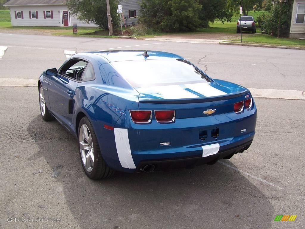 2010 Camaro SS/RS Coupe - Aqua Blue Metallic / Black photo #16