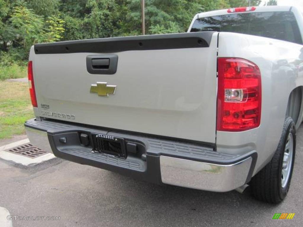 2009 Silverado 1500 Regular Cab - Silver Birch Metallic / Dark Titanium photo #4