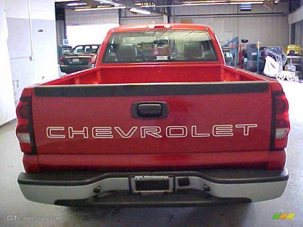 2006 Silverado 1500 Work Truck Regular Cab - Victory Red / Dark Charcoal photo #11
