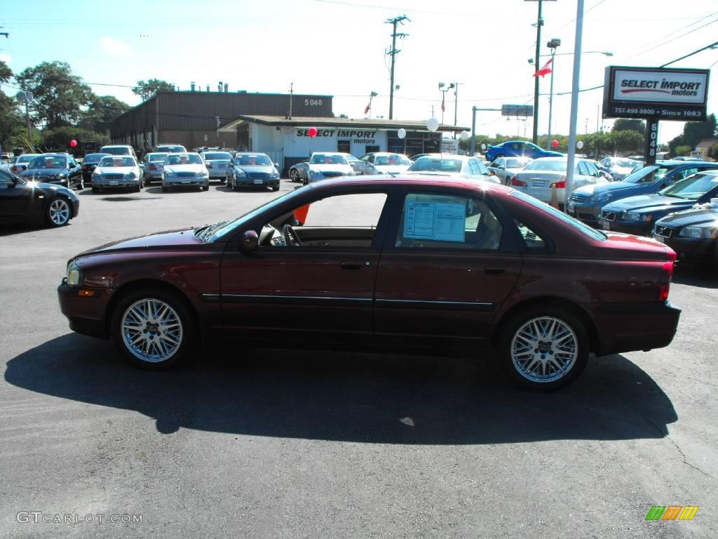 2002 S80 2.9 - Venetian Red Metallic / Taupe/LightTaupe photo #7