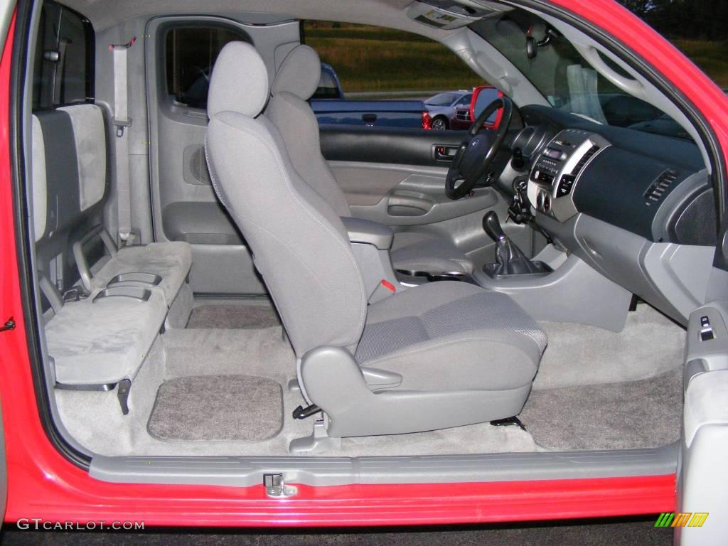 2006 Tacoma V6 TRD Sport Access Cab 4x4 - Radiant Red / Graphite Gray photo #6