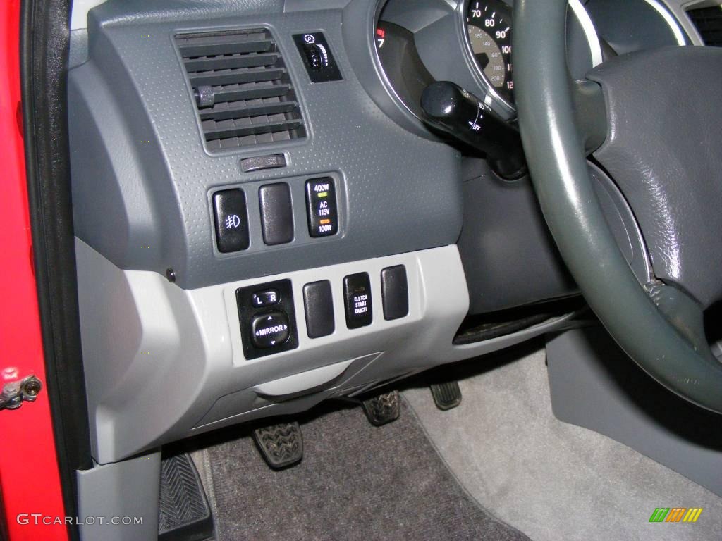 2006 Tacoma V6 TRD Sport Access Cab 4x4 - Radiant Red / Graphite Gray photo #8
