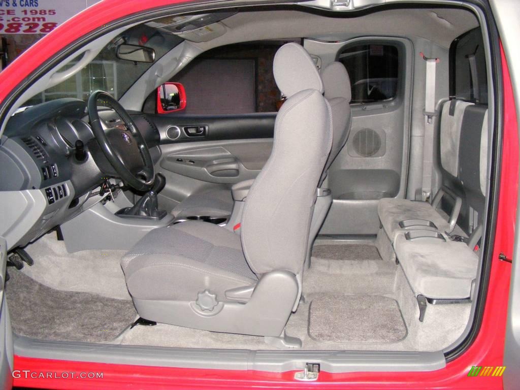 2006 Tacoma V6 TRD Sport Access Cab 4x4 - Radiant Red / Graphite Gray photo #19