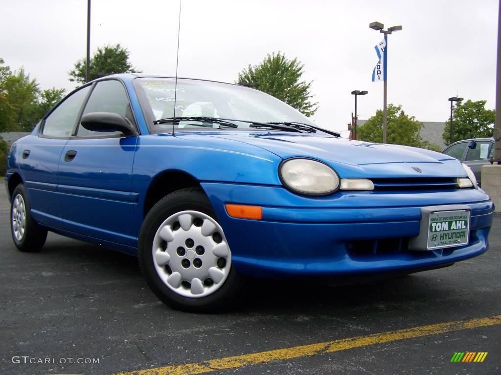 1999 Neon Highline Sedan - Intense Blue Pearl / Agate photo #1