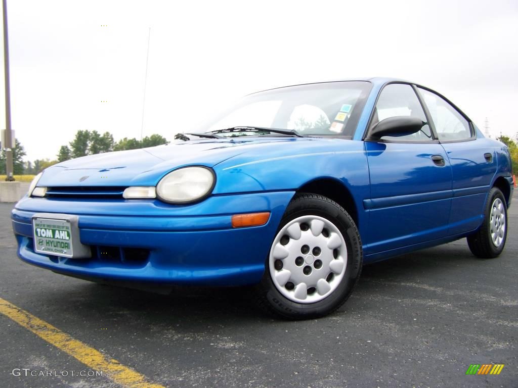 1999 Neon Highline Sedan - Intense Blue Pearl / Agate photo #4