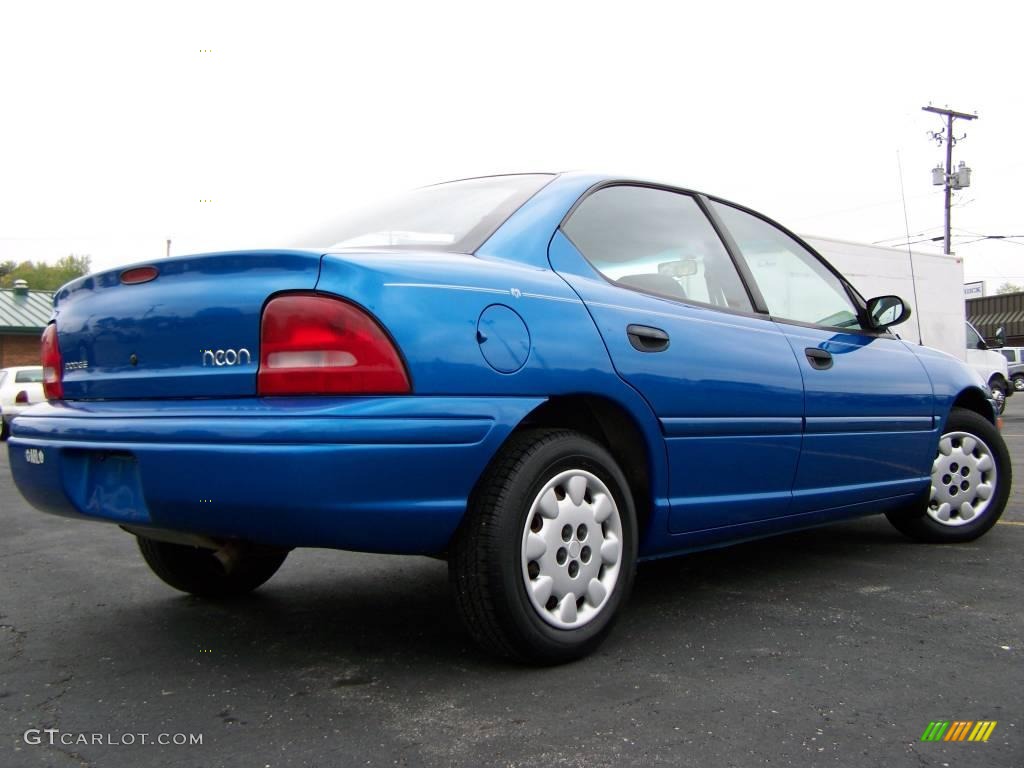1999 Neon Highline Sedan - Intense Blue Pearl / Agate photo #6