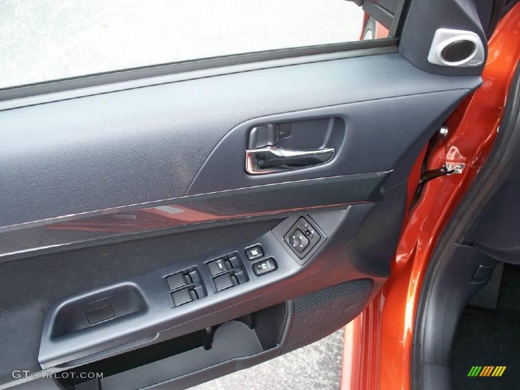 2010 Lancer GTS - Rotor Glow Orange Metallic / Black photo #3