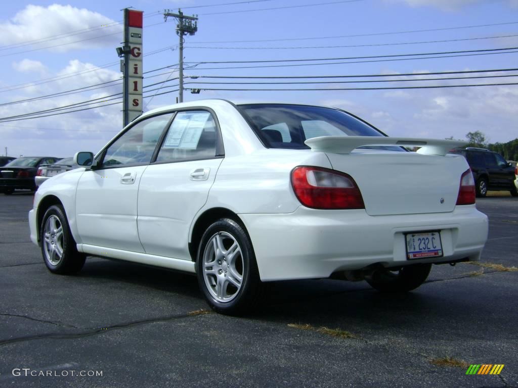 2002 Impreza 2.5 RS Sedan - Aspen White / Black photo #5