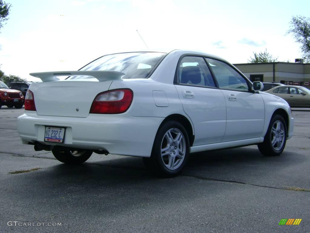 2002 Impreza 2.5 RS Sedan - Aspen White / Black photo #7