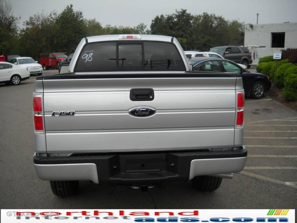 2010 F150 STX Regular Cab 4x4 - Ingot Silver Metallic / Medium Stone photo #9