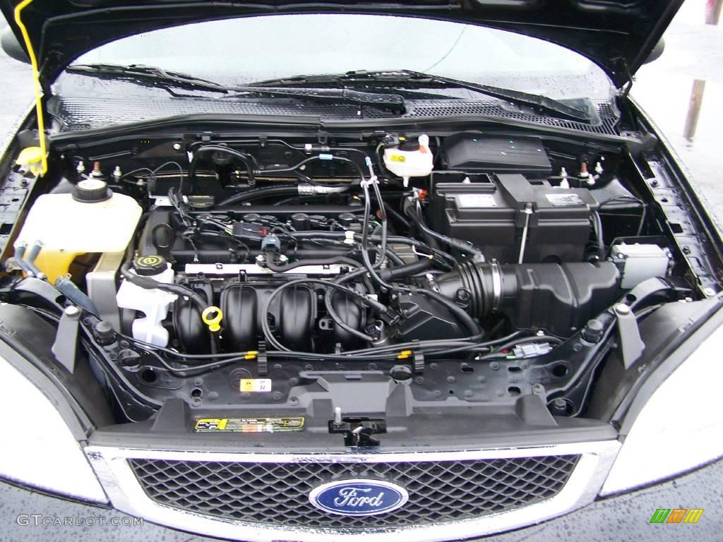 2007 Focus ZX5 SES Hatchback - Pitch Black / Charcoal photo #9
