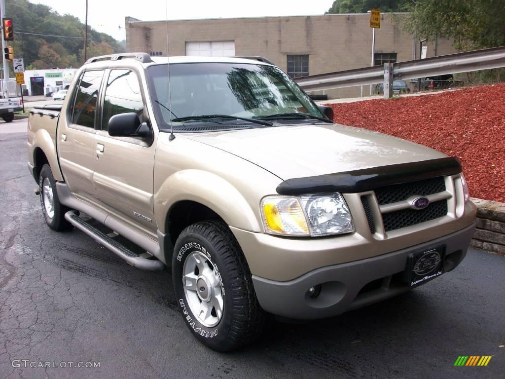 2002 Explorer Sport Trac  - Harvest Gold Metallic / Medium Prairie Tan photo #8