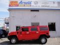 2007 Victory Red Hummer H2 SUV  photo #3