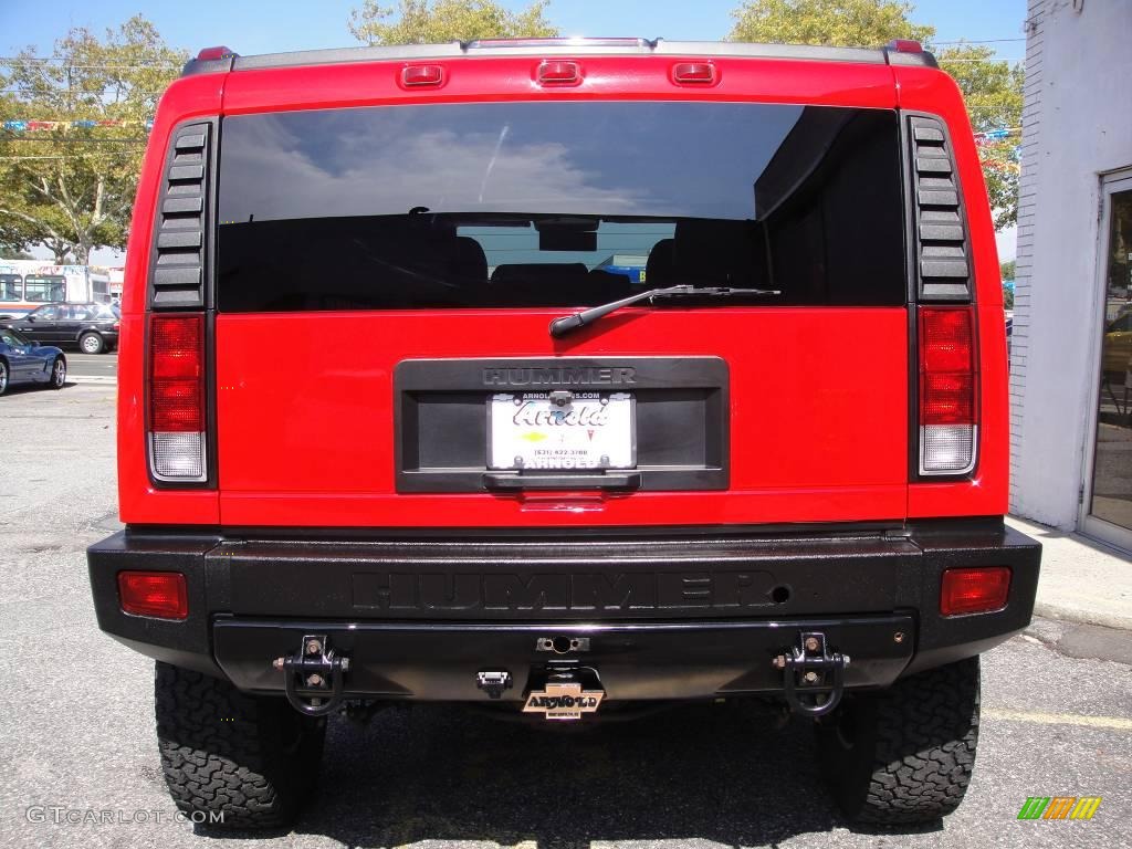 2007 H2 SUV - Victory Red / Ebony Black photo #5