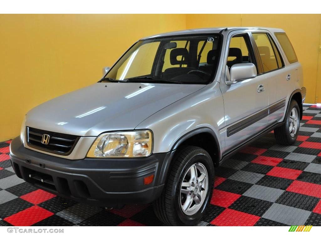 2001 CR-V EX 4WD - Satin Silver Metallic / Dark Gray photo #3