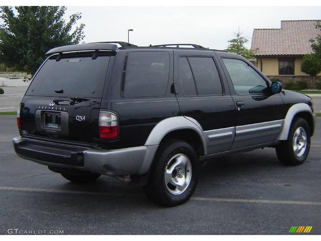 1999 QX4 4x4 - Black Obsidian / Grey photo #5