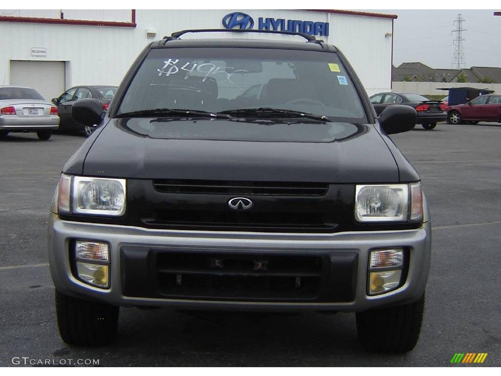 1999 QX4 4x4 - Black Obsidian / Grey photo #8