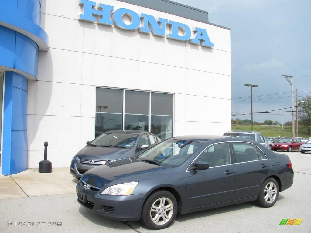 2007 Accord SE Sedan - Graphite Pearl / Gray photo #1