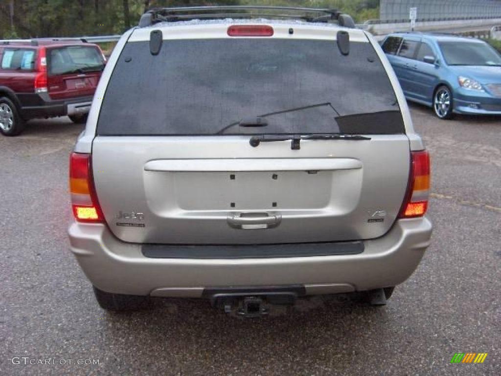 2003 Grand Cherokee Limited 4x4 - Light Pewter Metallic / Dark Slate Gray photo #6