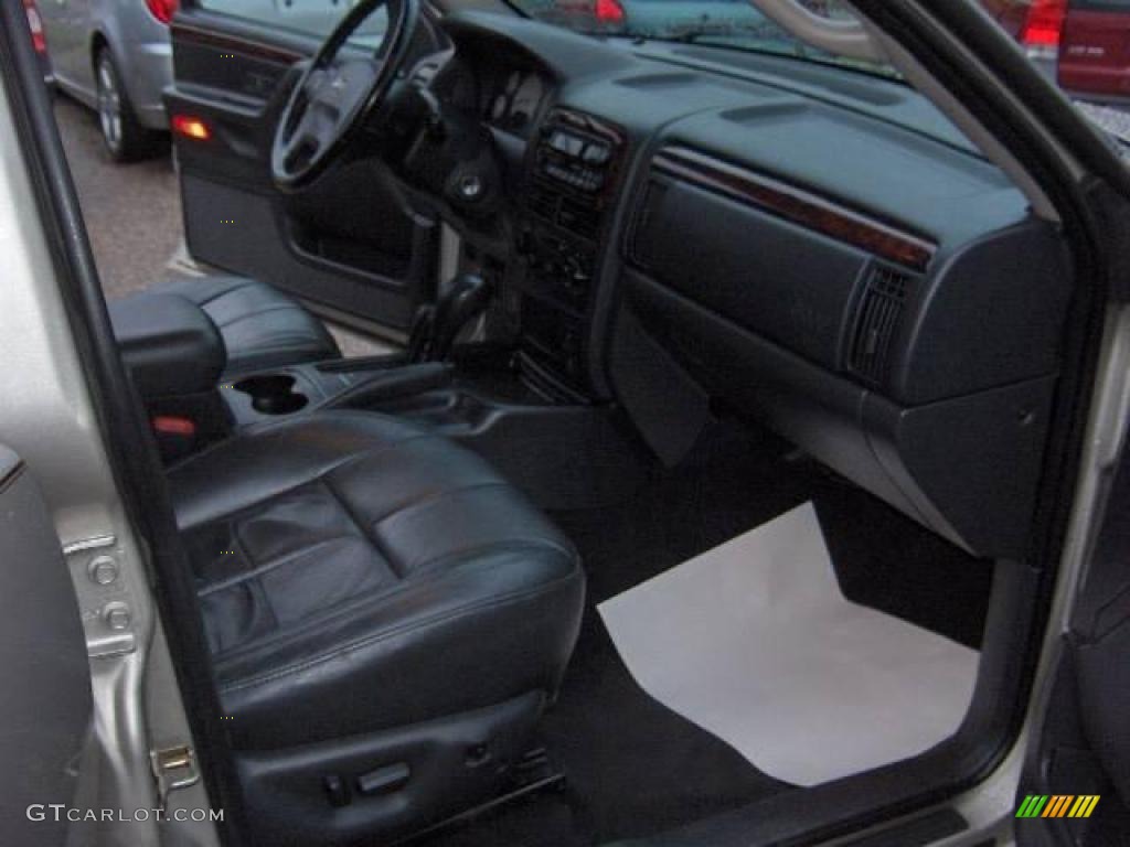 2003 Grand Cherokee Limited 4x4 - Light Pewter Metallic / Dark Slate Gray photo #14