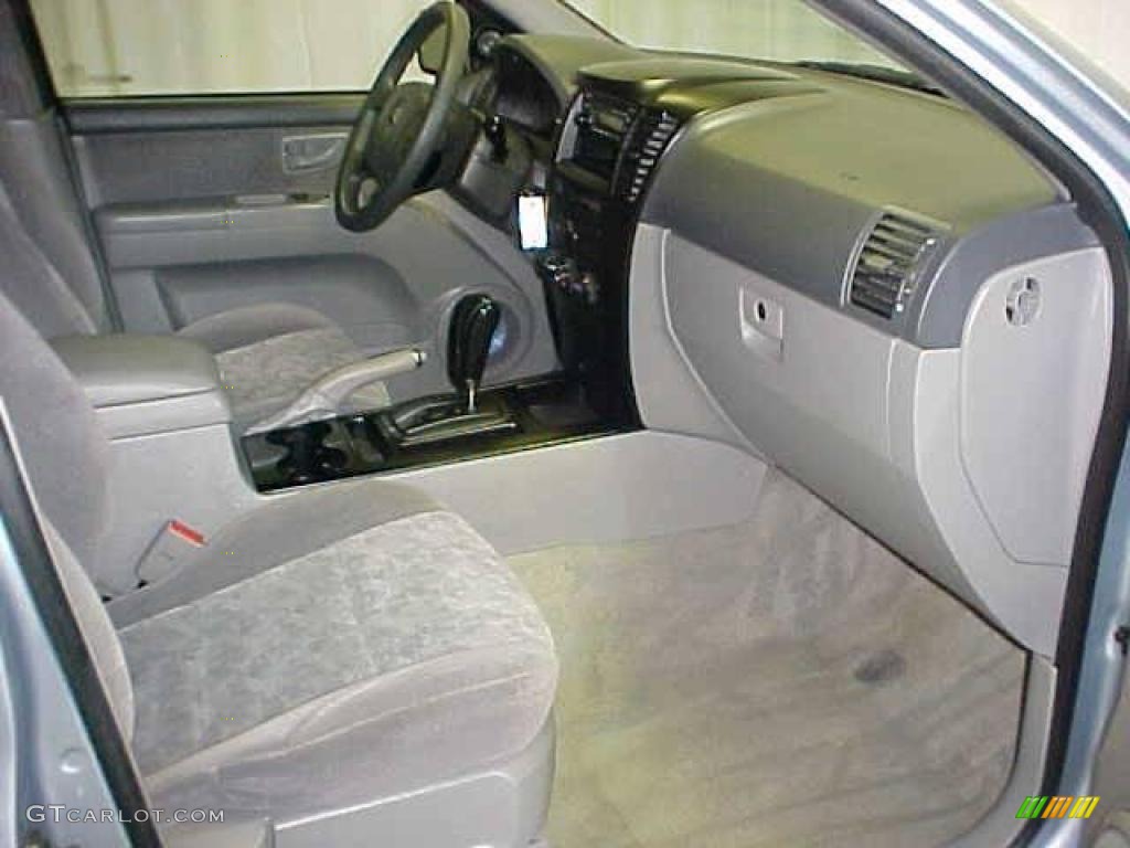 2005 Sorento LX 4WD - Ice Blue Metallic / Gray photo #10