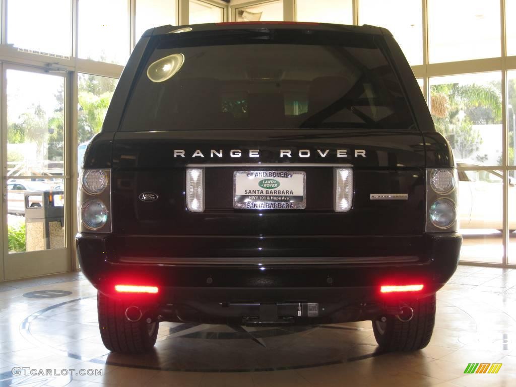 2009 Range Rover Supercharged - Santorini Black Metallic / Jet Black/Jet Black photo #1