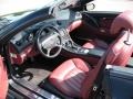  2007 SL 55 AMG Roadster Red Interior