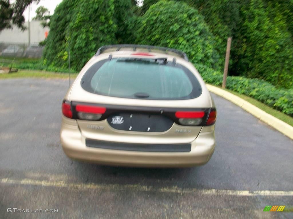 2001 Sable LS Premium Wagon - Harvest Gold Metallic / Medium Parchment photo #4