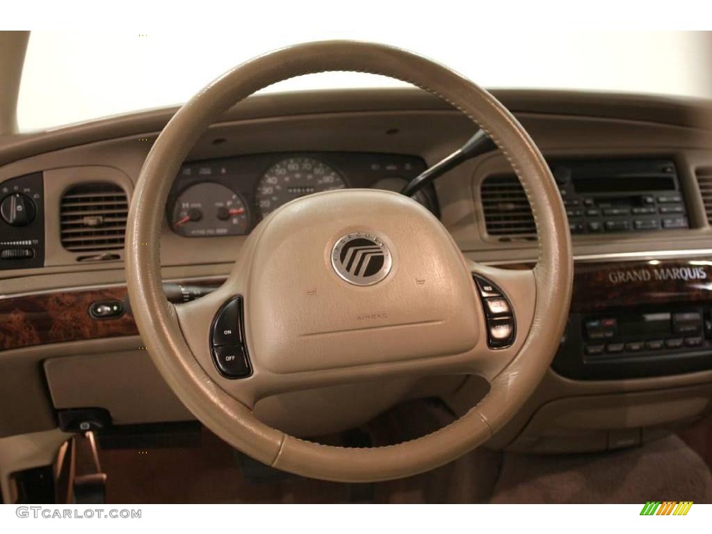 2004 Grand Marquis LS - Spruce Green Metallic / Medium Parchment photo #13